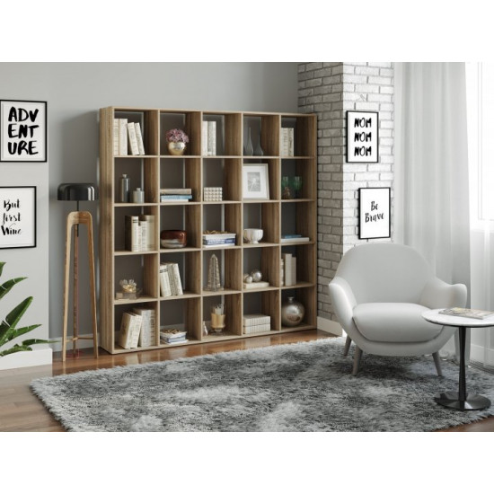 Book shelf, home rack Moreli Juni H1776*W1776*D300 Sonoma Oak Book shelf, home rack Moreli Juni H1776*W1776*D300 Sonoma Oak