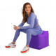 Пуф кубик Prolisok бузковий 40х40 Oxford PU 600d
