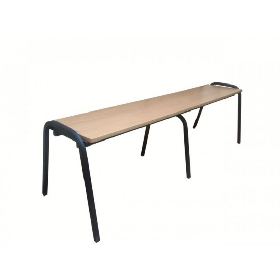 Bench for visitors 4-seater 1800x300x460 beech Bench for visitors 4-seater 1800x300x460 beech