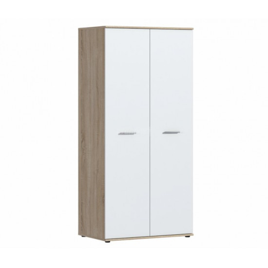 Шафа KidsBunkBed Ш-02 дуб сонома білий 900х1910х55 мм Шафа KidsBunkBed Ш-02 дуб сонома білий 900х1910х55 мм