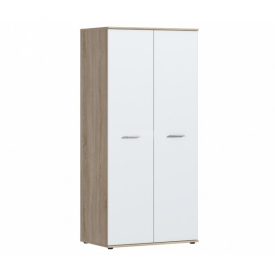 Шафа KidsBunkBed Ш-02 дуб сонома білий 900х1910х55 мм Шафа KidsBunkBed Ш-02 дуб сонома білий 900х1910х55 мм