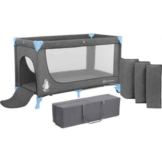 Ліжечко-манеж KinderKraft Joy Blue (KKLJOYBLU00000) (158379) Ліжечко-манеж KinderKraft Joy Blue (KKLJOYBLU00000) (158379)