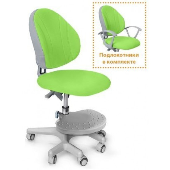 Дитяче крісло Evo-Kids Mio зелена однотонна оббивка Y-407 KZ Дитяче крісло Evo-Kids Mio зелена однотонна оббивка Y-407 KZ