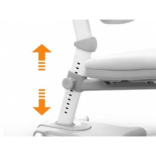 Дитяче крісло Evo-Kids Omega сіра однотонна оббивка Y-220 G Дитяче крісло Evo-Kids Omega сіра однотонна оббивка Y-220 G
