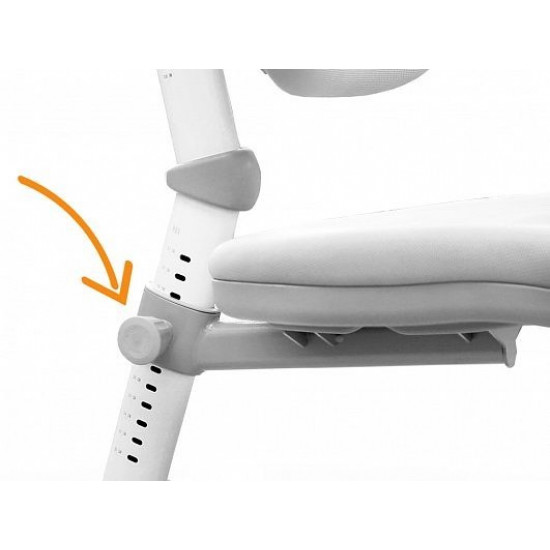 Дитяче крісло Evo-Kids Omega сіра однотонна оббивка Y-220 G Дитяче крісло Evo-Kids Omega сіра однотонна оббивка Y-220 G