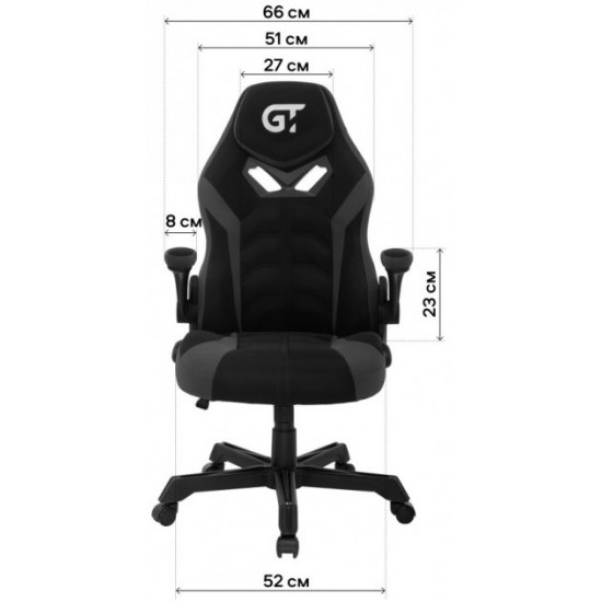 Кресло для геймеров GT Racer X-2656 Black/Gray Кресло для геймеров GT Racer X-2656 Black/Gray