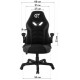 Кресло для геймеров GT Racer X-2656 Black/Gray Кресло для геймеров GT Racer X-2656 Black/Gray