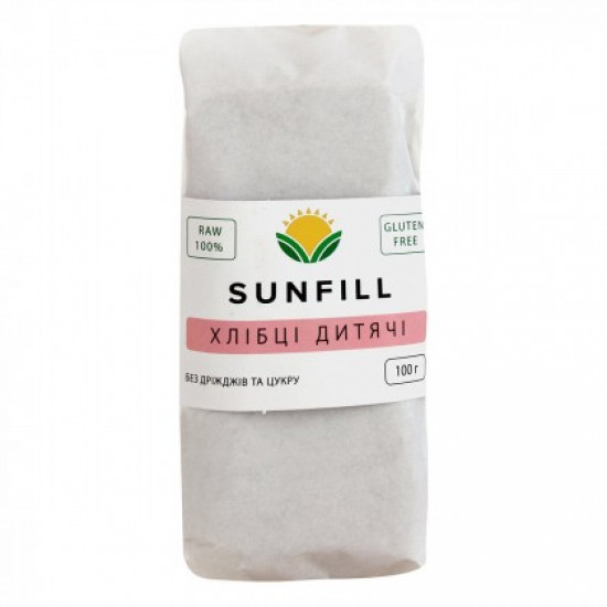Хлібці дитячі Sunfill 100г Хлібці дитячі Sunfill 100г