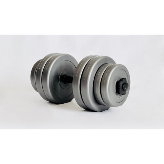Гантелі 2х15кг GREY Гантелі 2х15кг GREY