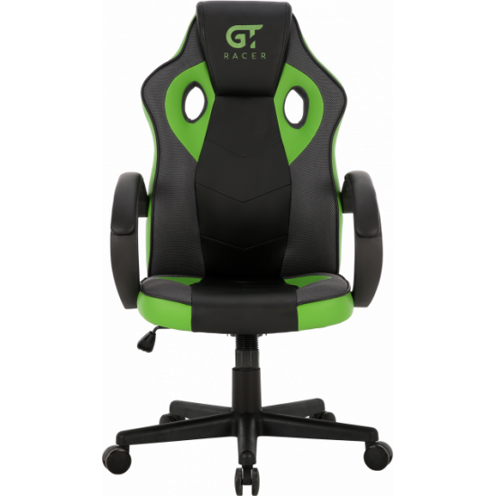 Геймерське крісло GT RACER X-2752 BLACK/GREEN Геймерське крісло GT RACER X-2752 BLACK/GREEN