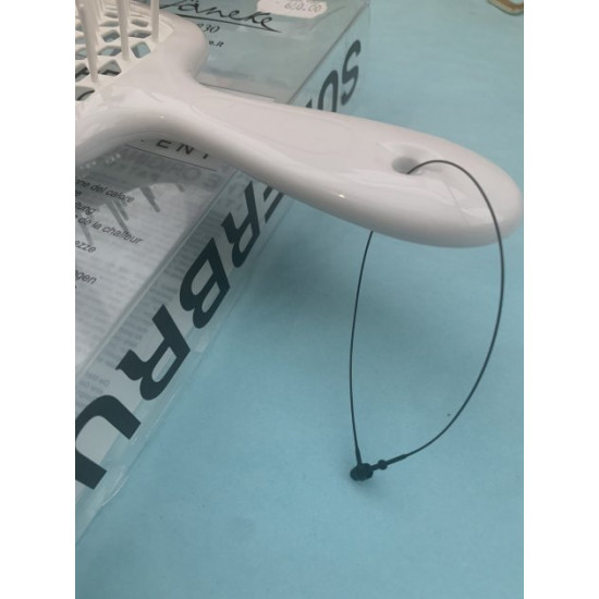 Plastic ring label holder for attaching tags and labels manually 1000 pieces 8 cm Black Plastic ring label holder for attaching tags and labels manually 1000 pieces 8 cm Black