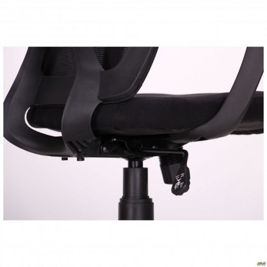Крісло AMF Nickel Black сидіння Сідней-07/спинка Сітка SL-00 чорна 297089 Крісло AMF Nickel Black сидіння Сідней-07/спинка Сітка SL-00 чорна 297089