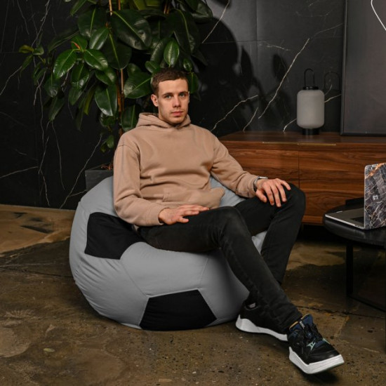 Chair bag Ball Oxford size Standard+ Studio Comfort Gray + Black (022210) Chair bag Ball Oxford size Standard+ Studio Comfort Gray + Black (022210)