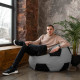 Chair bag Ball Oxford size Standard+ Studio Comfort Gray + Black (022210) Chair bag Ball Oxford size Standard+ Studio Comfort Gray + Black (022210)