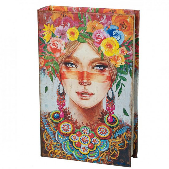 Книга-сейф Veronese Девушка в цветах 26х17х5 см 10001-013 Книга-сейф Veronese Девушка в цветах 26х17х5 см 10001-013