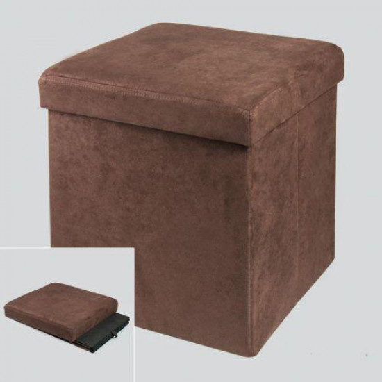 Folding ottoman Gastar 38x38x38 cm 005PF/BR Folding ottoman Gastar 38x38x38 cm 005PF/BR
