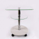 Стол журнальный Commus Bravo Light400 Kv6 clear-sosnak-chr50 Стол журнальный Commus Bravo Light400 Kv6 clear-sosnak-chr50