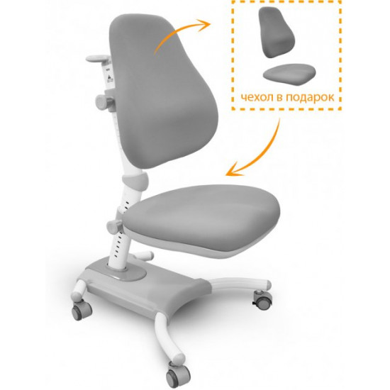 Дитяче крісло Evo-Kids Omega Grey (Y-220 G) Сірий Дитяче крісло Evo-Kids Omega Grey (Y-220 G) Сірий