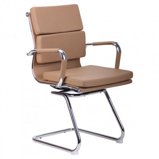 Крісло офісне AMF Slim FX CF (XH-630C) бежевий (метал/шкірозамінник PU) (513579) Крісло офісне AMF Slim FX CF (XH-630C) бежевий (метал/шкірозамінник PU) (513579)
