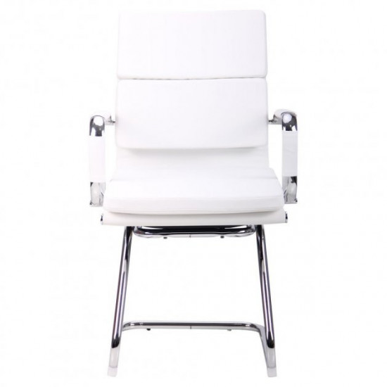 Крісло офісне AMF Slim FX CF (XH-630C) білий (метал/шкірозамінник PU) (513580) Крісло офісне AMF Slim FX CF (XH-630C) білий (метал/шкірозамінник PU) (513580)