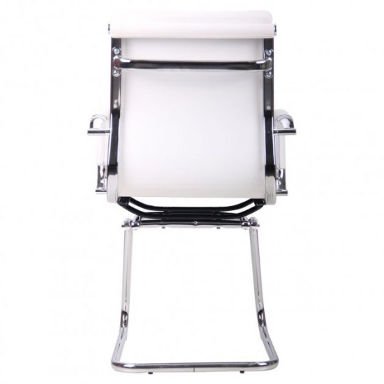 Крісло офісне AMF Slim FX CF (XH-630C) білий (метал/шкірозамінник PU) (513580) Крісло офісне AMF Slim FX CF (XH-630C) білий (метал/шкірозамінник PU) (513580)