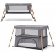 Ліжко-манеж Kinderkraft 2 в 1 Movi Grey Wooden (KCMOVI00WOD0000) (5902533918454)