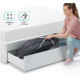 Ліжко-манеж Kinderkraft 2 в 1 Movi Grey Wooden (KCMOVI00WOD0000) (5902533918454)