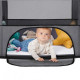 Ліжко-манеж Kinderkraft 2 в 1 Movi Grey Wooden (KCMOVI00WOD0000) (5902533918454)