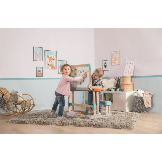 Парта-дошка трансформер Smoby Toys Веселе навчання (420301)