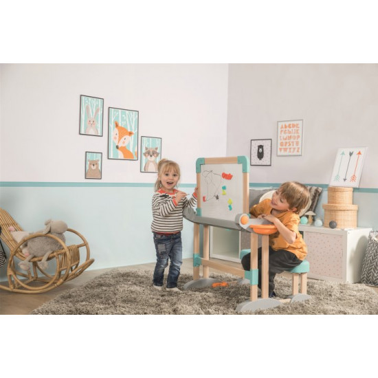Парта-дошка трансформер Smoby Toys Веселе навчання (420301)