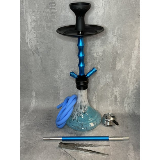 Hookah Deluxe E28 Medium 63 cm Sky Blue Full Set Hookah Deluxe E28 Medium 63 cm Sky Blue Full Set