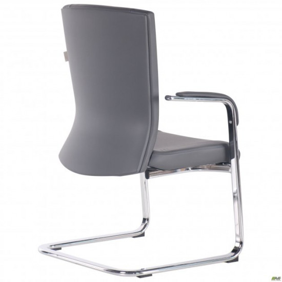 Armchair Bill CF Dark Gray 970*590*650 Steel/Eco leather, chrome/Grey AMF Armchair Bill CF Dark Gray 970*590*650 Steel/Eco leather, chrome/Grey AMF