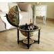 Globe table bar on 4 legs World map black base 33cm 33006W-B Globe table bar on 4 legs World map black base 33cm 33006W-B