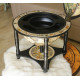 Globe table bar on 4 legs World map black base 33cm 33006W-B Globe table bar on 4 legs World map black base 33cm 33006W-B
