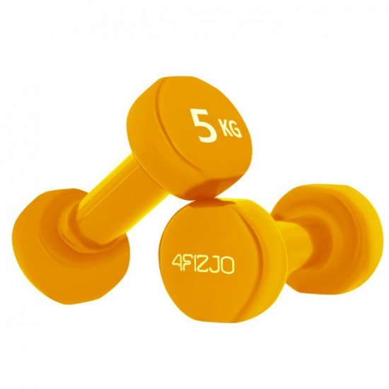 Гантелі вінілові 4FIZJO 2 x 5 кг 4FJ0210 Гантелі вінілові 4FIZJO 2 x 5 кг 4FJ0210