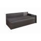 Children's non-folding orthopedic sofa 160 cm for daily sleep Kolibri Modern Gray Children's non-folding orthopedic sofa 160 cm for daily sleep Kolibri Modern Gray