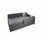 Children's non-folding orthopedic sofa 160 cm for daily sleep Kolibri Modern Gray Children's non-folding orthopedic sofa 160 cm for daily sleep Kolibri Modern Gray