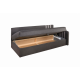 Children's non-folding orthopedic sofa 160 cm for daily sleep Kolibri Modern Gray Children's non-folding orthopedic sofa 160 cm for daily sleep Kolibri Modern Gray