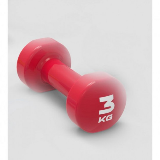 Гантель вініловий LivePro STUDIO DUMBBELL 3кг 1шт. LP8076-3 Гантель вініловий LivePro STUDIO DUMBBELL 3кг 1шт. LP8076-3