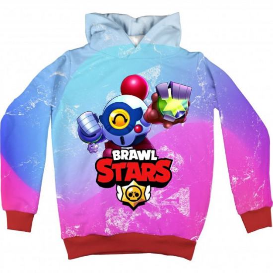 Худі з персонажами з гри Brawl Stars