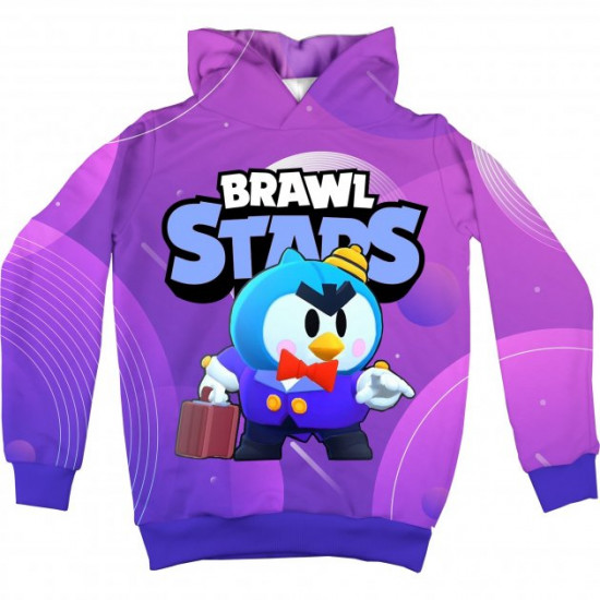 Худі з персонажами з гри Brawl Stars