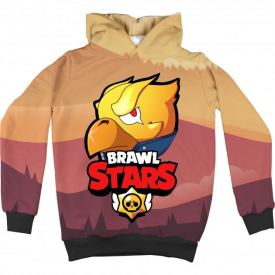 Худі з персонажами з гри Brawl Stars