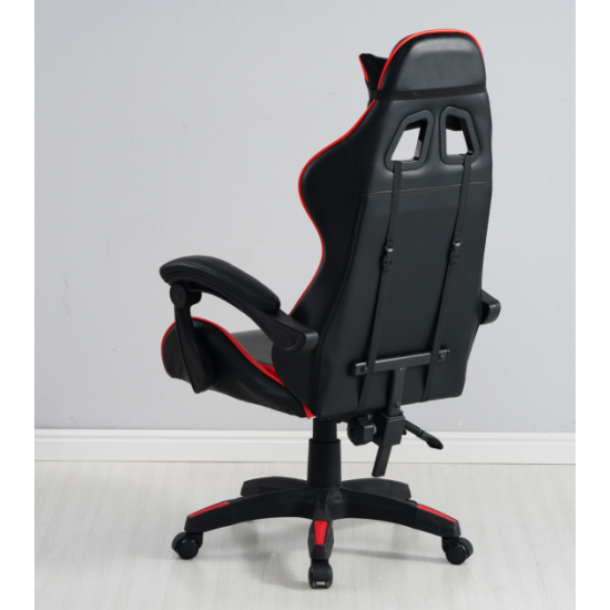 Кресло компьютерное игровое или для офиса Gamer Pro Jaguar Черное с красным Кресло компьютерное игровое или для офиса Gamer Pro Jaguar Черное с красным