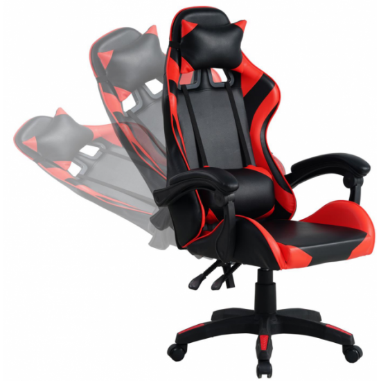 Кресло компьютерное игровое или для офиса Gamer Pro Jaguar Черное с красным Кресло компьютерное игровое или для офиса Gamer Pro Jaguar Черное с красным