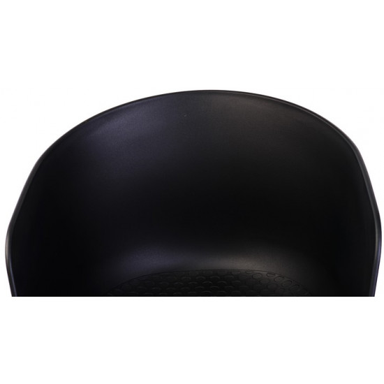 Стілець пластиковий Vetro Mebel P-08 Чорний (P-08-black) Стілець пластиковий Vetro Mebel P-08 Чорний (P-08-black)
