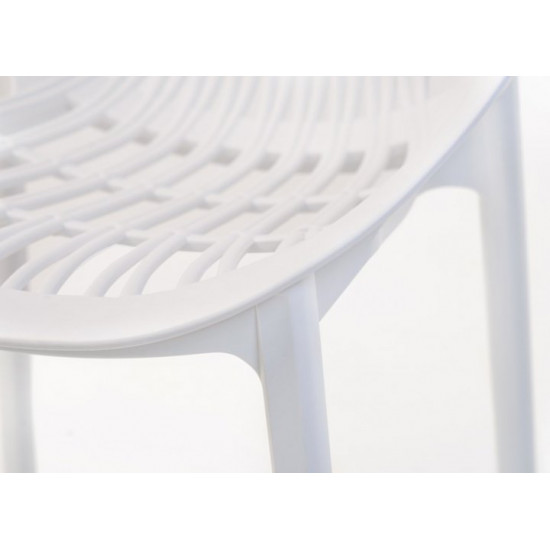 Стілець пластиковий Vetro Mebel P-09 Білий (P-09-white) Стілець пластиковий Vetro Mebel P-09 Білий (P-09-white)