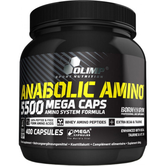 Амінокислота Olimp Anabolic Amino 5500 Mega 400 Caps (5901330024153) Амінокислота Olimp Anabolic Amino 5500 Mega 400 Caps (5901330024153)