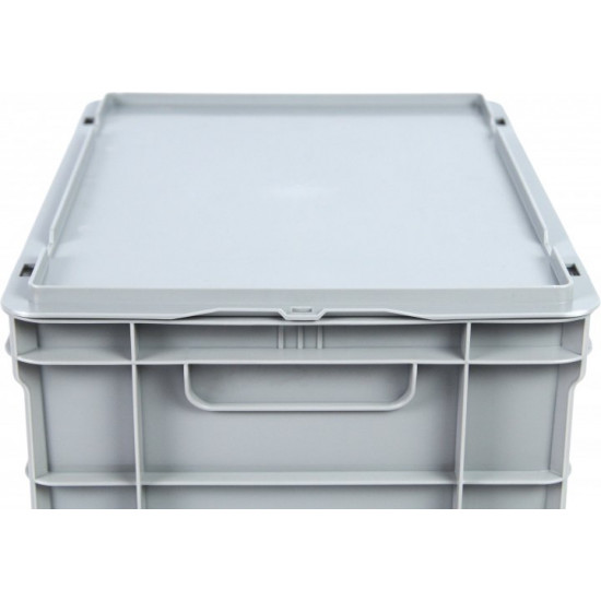 Кришка для ящиків Полімерцентр ST 4323 400х300 мм Сіра (LS4301 (01)) Кришка для ящиків Полімерцентр ST 4323 400х300 мм Сіра (LS4301 (01))