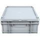 Кришка для ящиків Полімерцентр ST 4323 400х300 мм Сіра (LS4301 (01)) Кришка для ящиків Полімерцентр ST 4323 400х300 мм Сіра (LS4301 (01))