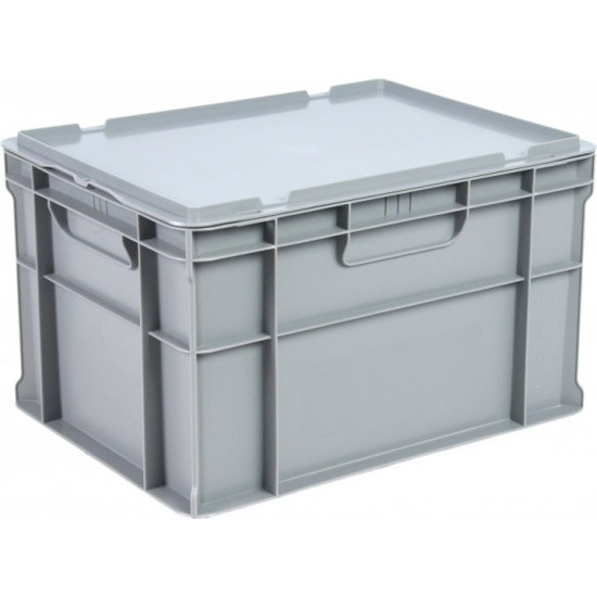 Кришка для ящиків Полімерцентр ST 4323 400х300 мм Сіра (LS4301 (01)) Кришка для ящиків Полімерцентр ST 4323 400х300 мм Сіра (LS4301 (01))